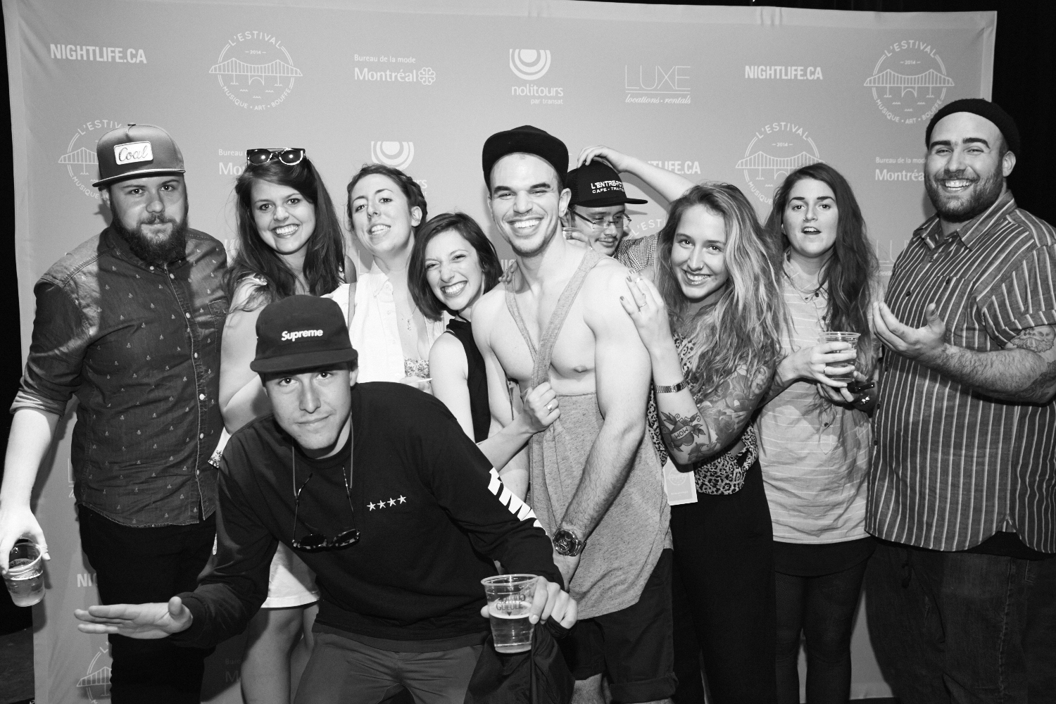 On fait des folies dans le photobooth de l'Estival 2014 présenté par NIGHTLIFE!
