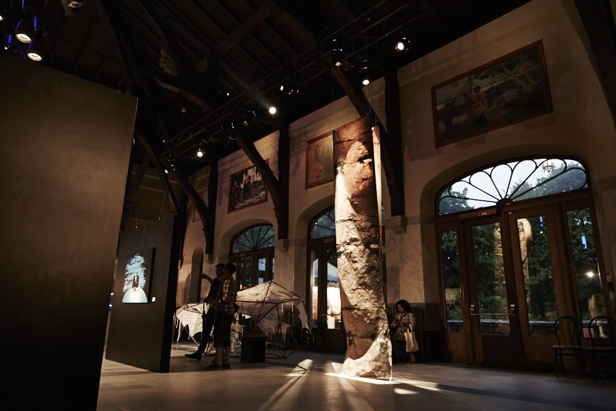 Joli panorama pour le Cocktail Chromatic au Chalet du Mont-Royal