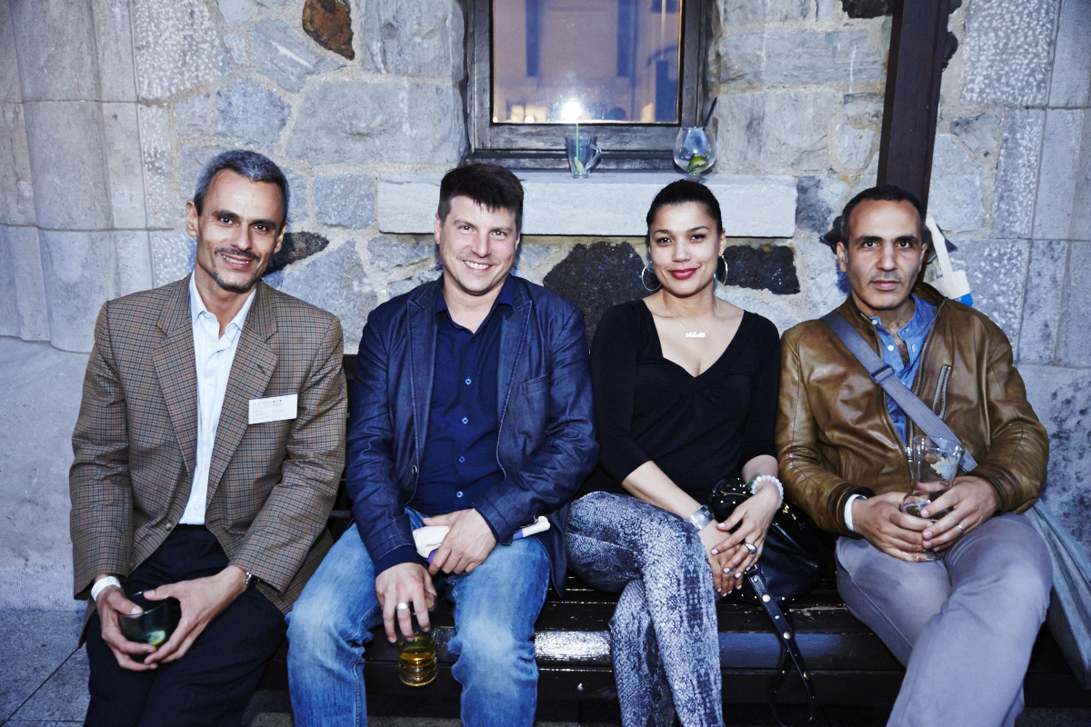 Joli panorama pour le Cocktail Chromatic au Chalet du Mont-Royal