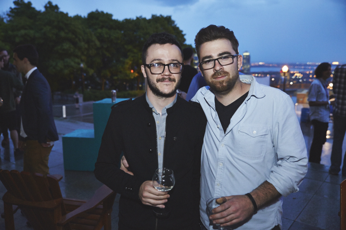 Joli panorama pour le Cocktail Chromatic au Chalet du Mont-Royal