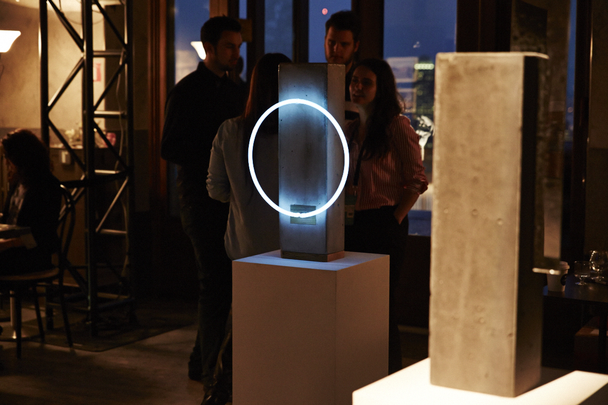 Joli panorama pour le Cocktail Chromatic au Chalet du Mont-Royal