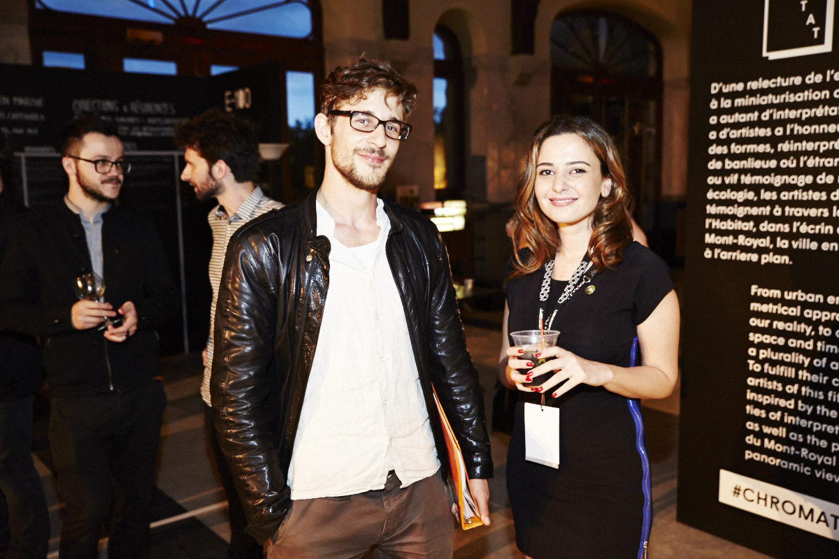 Joli panorama pour le Cocktail Chromatic au Chalet du Mont-Royal