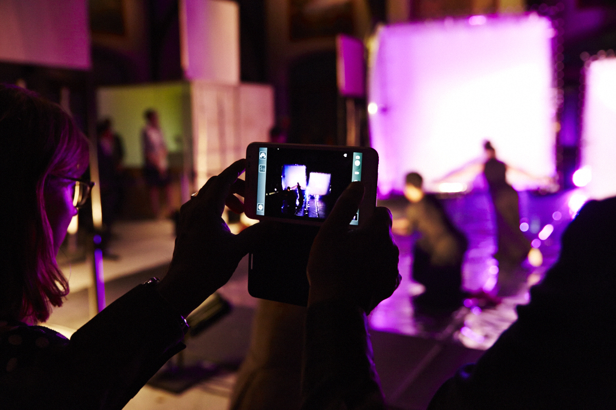 Joli panorama pour le Cocktail Chromatic au Chalet du Mont-Royal