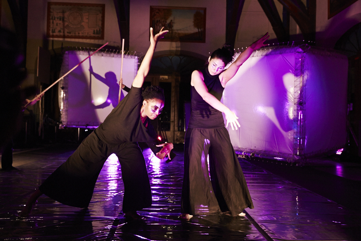 Joli panorama pour le Cocktail Chromatic au Chalet du Mont-Royal