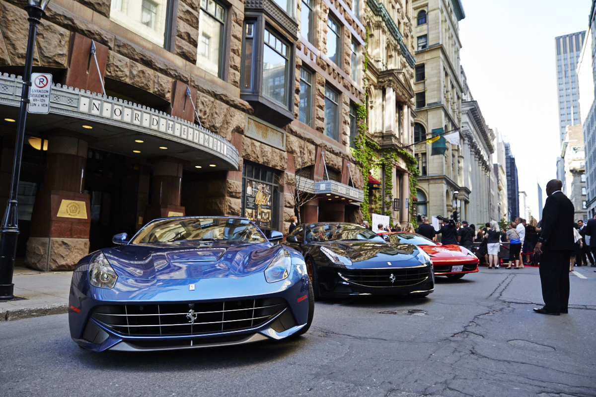 Ferrari et bulles réunies à l'hôtel St-James pour la F1