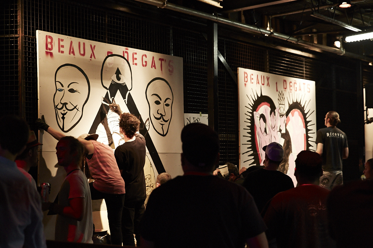 Beaux Dégâts: du Street Art aux Foufounes Électriques!