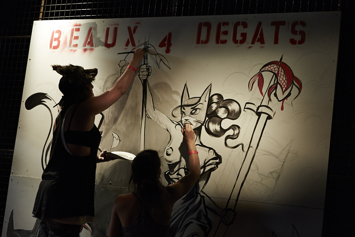 Beaux Dégâts: du Street Art aux Foufounes Électriques!