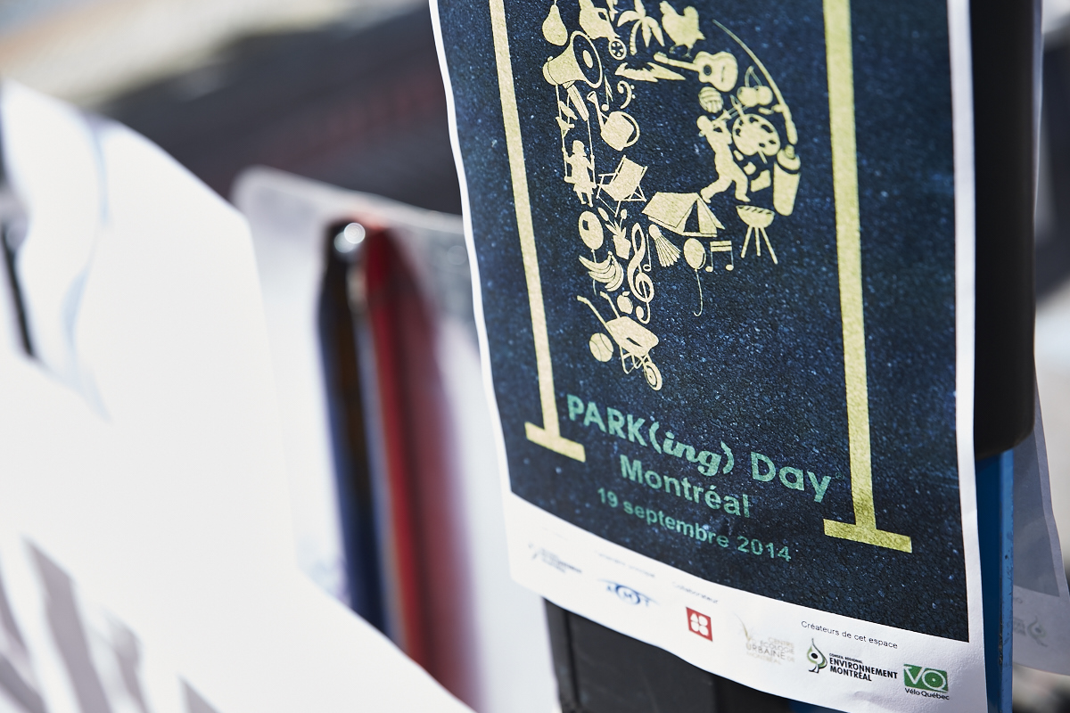Park(ing) Day Montréal: notre ville déguisée par des nouveaux espaces de stationnement