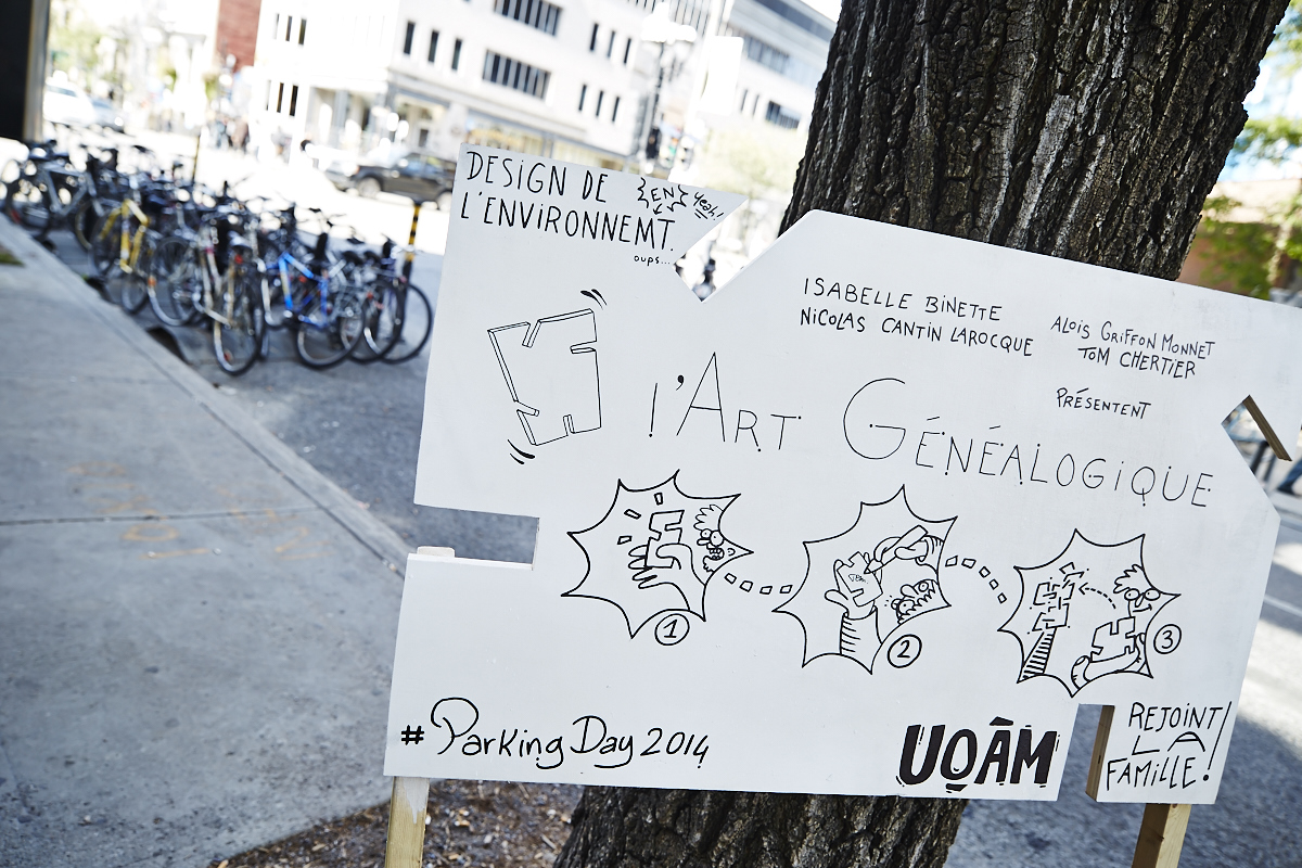 Park(ing) Day Montréal: notre ville déguisée par des nouveaux espaces de stationnement