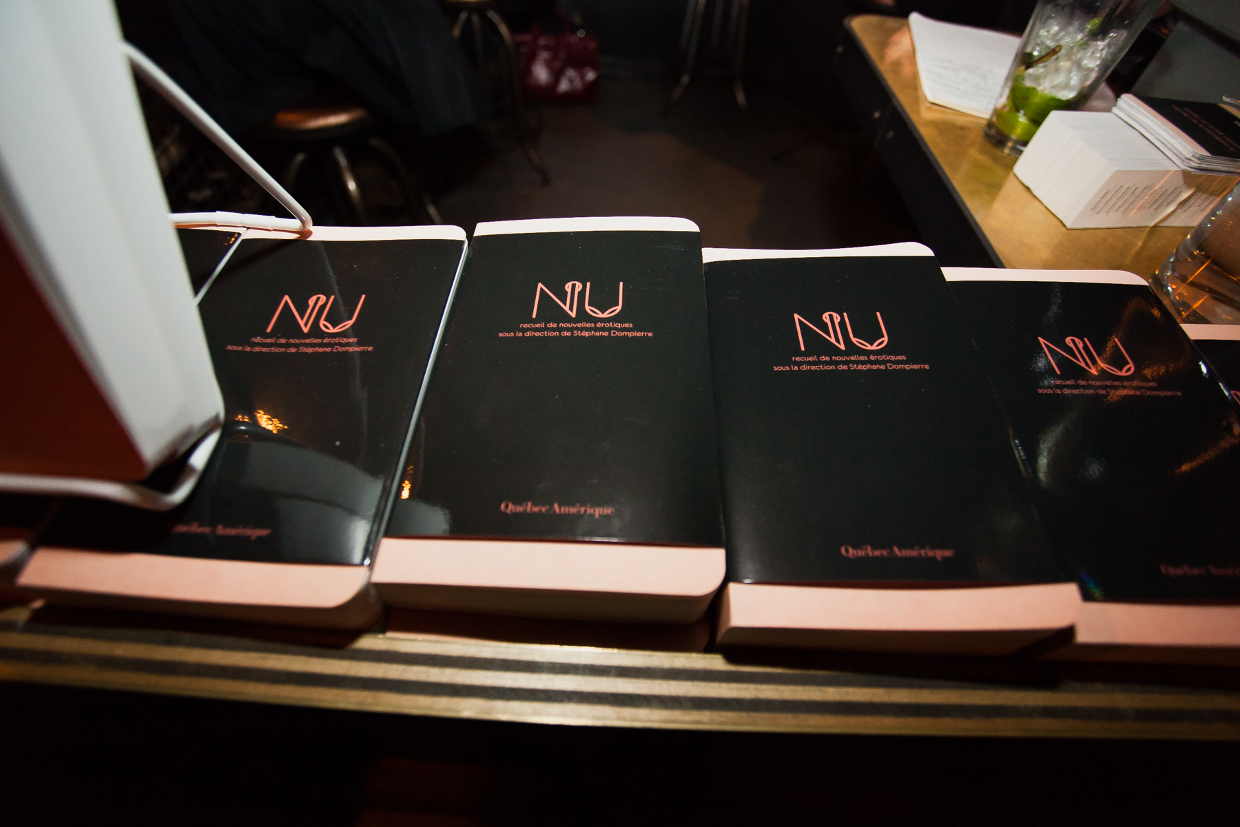 NU, un recueil de nouvelles érotiques, se dévoile à la Champagnerie!