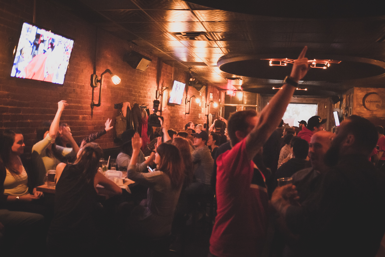 Nos Habs sont de retour et c'est au Midway qu'on les a regardés!