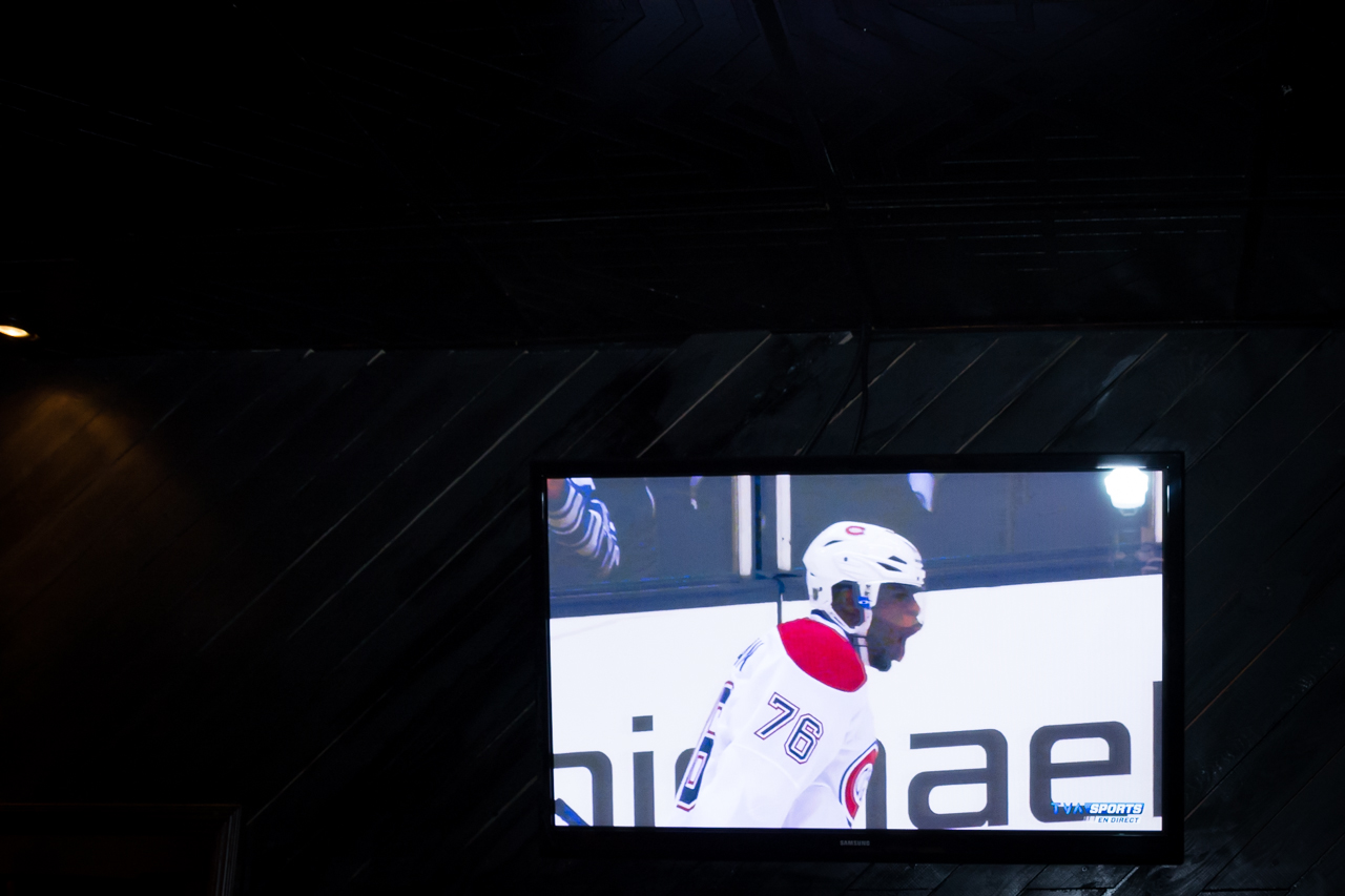 Nos Habs sont de retour et c'est au Midway qu'on les a regardés!