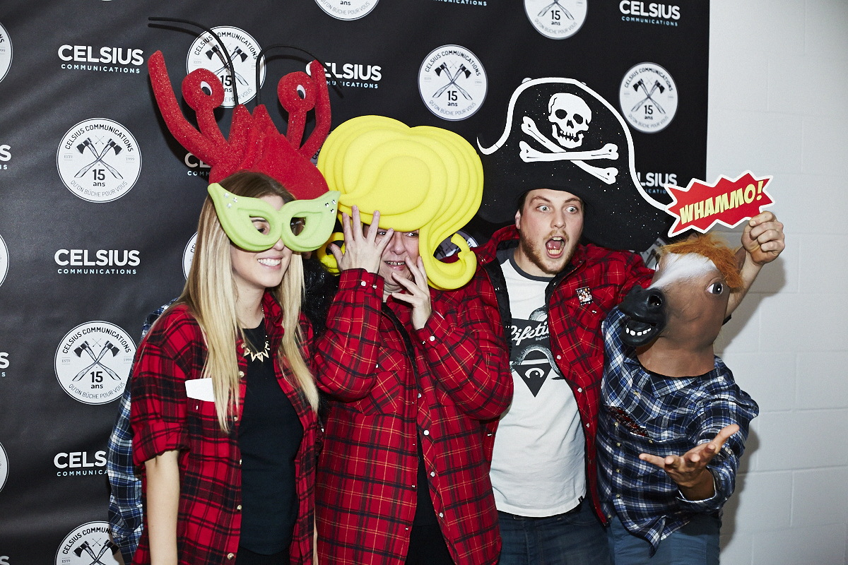 Celsius communication fête ses 15 ans dans une ambiance full lumbersexual