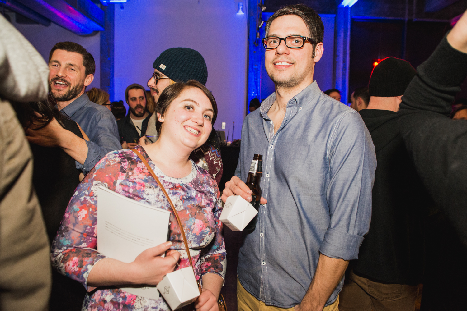 Nos talentueux designers graphiques québécois font la fête au party Grafika à l'Espace Infopresse