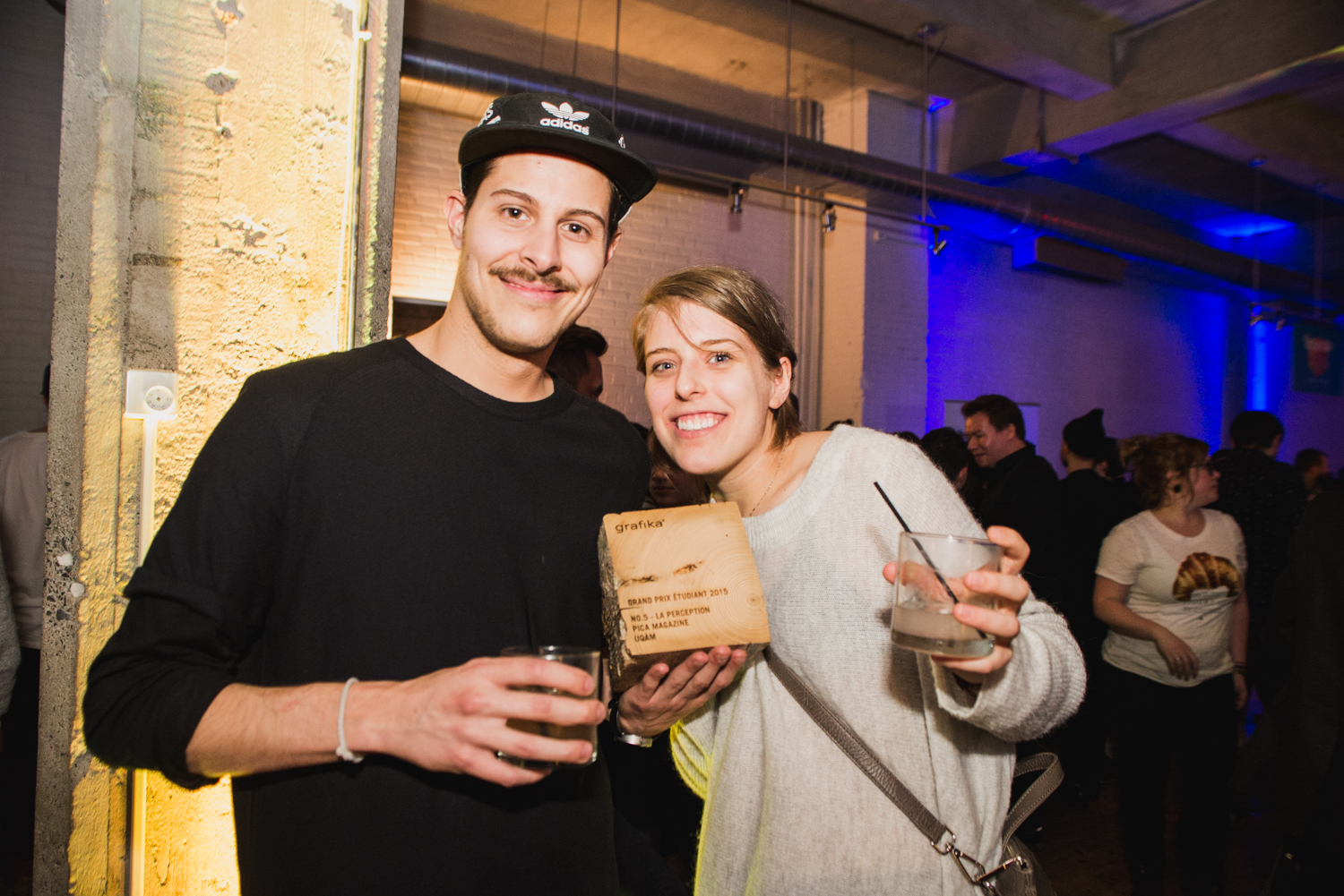 Nos talentueux designers graphiques québécois font la fête au party Grafika à l'Espace Infopresse