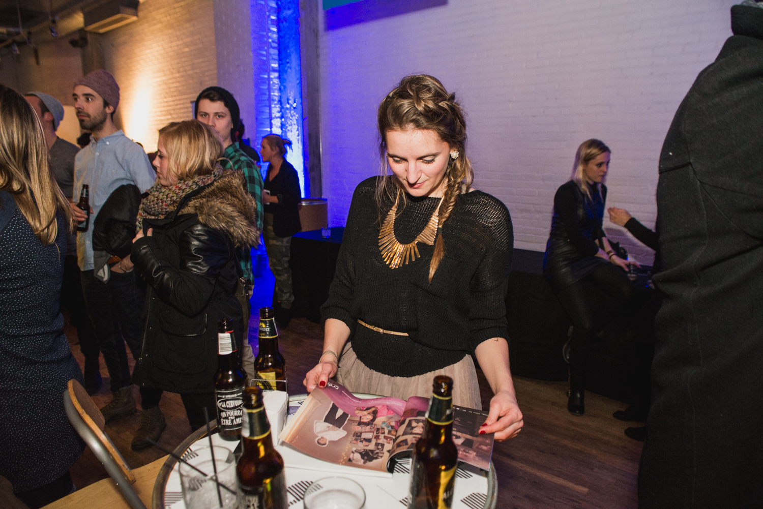 Nos talentueux designers graphiques québécois font la fête au party Grafika à l'Espace Infopresse