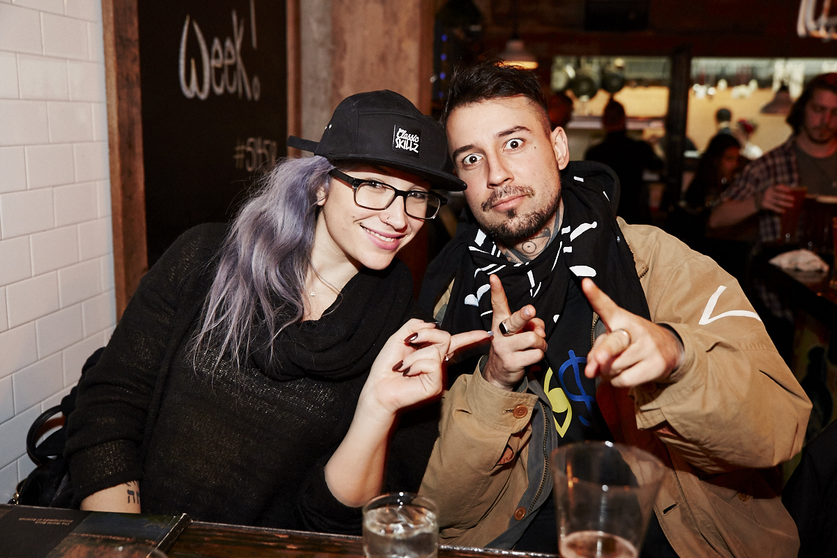 Art et bouffe font bon ménage au vernissage de Jeremy Shantz X Saintwoods et Lndmrk