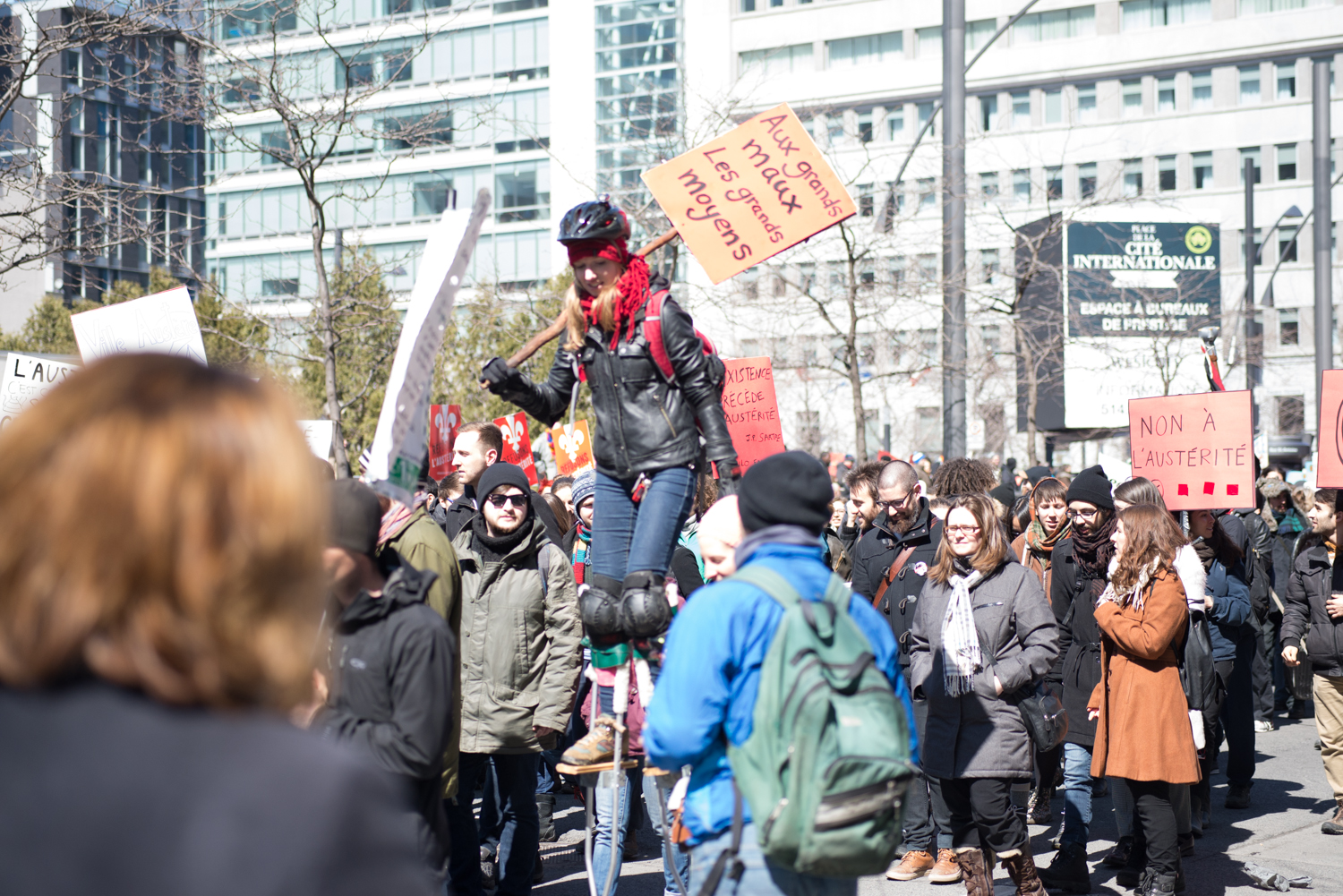 La grande manif nationale du 2 avril envoie un message clair au gouvernement!
