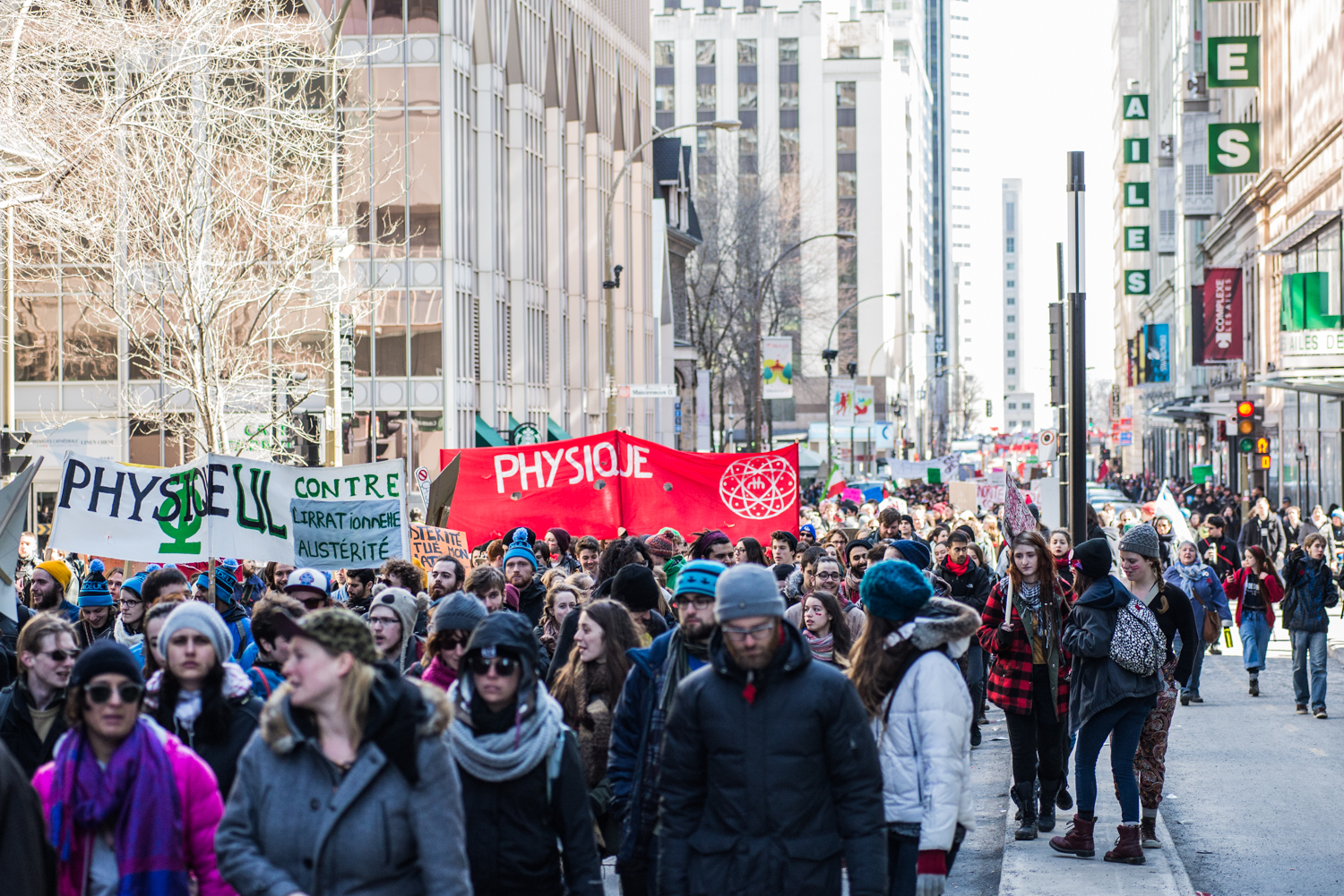 La grande manif nationale du 2 avril envoie un message clair au gouvernement!