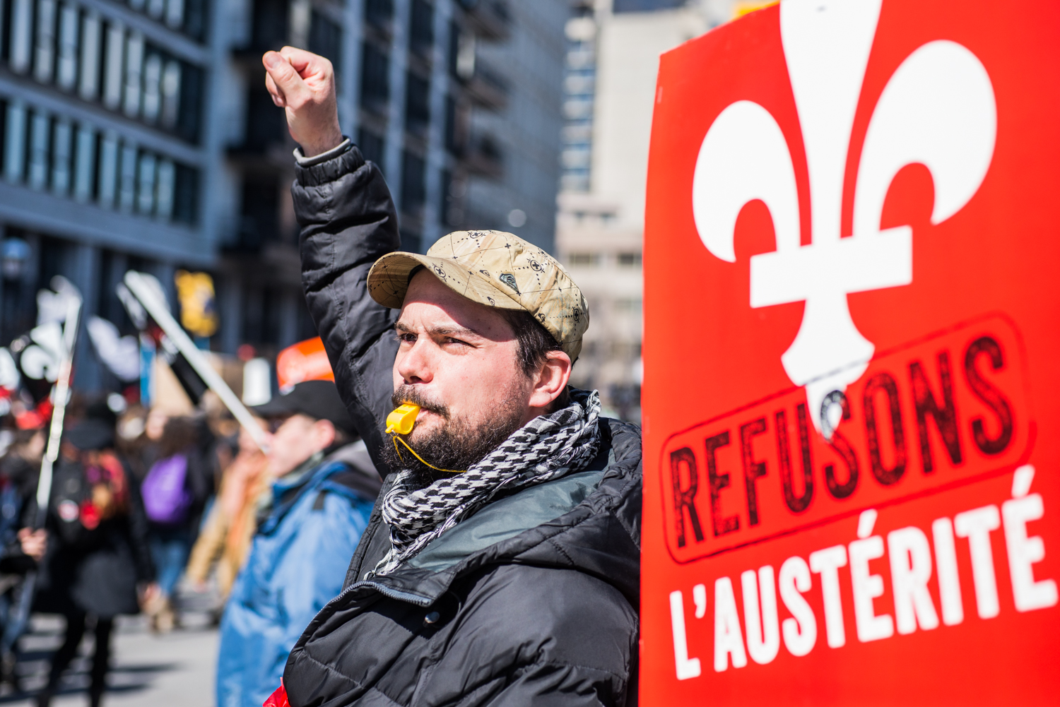 La grande manif nationale du 2 avril envoie un message clair au gouvernement!