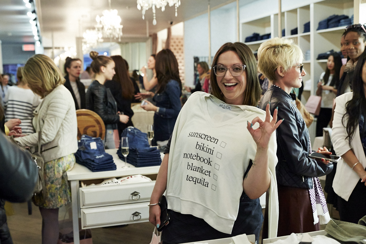 Alexa Chung pour AG Jeans s'invite chez Billie boutique et les filles capotent!