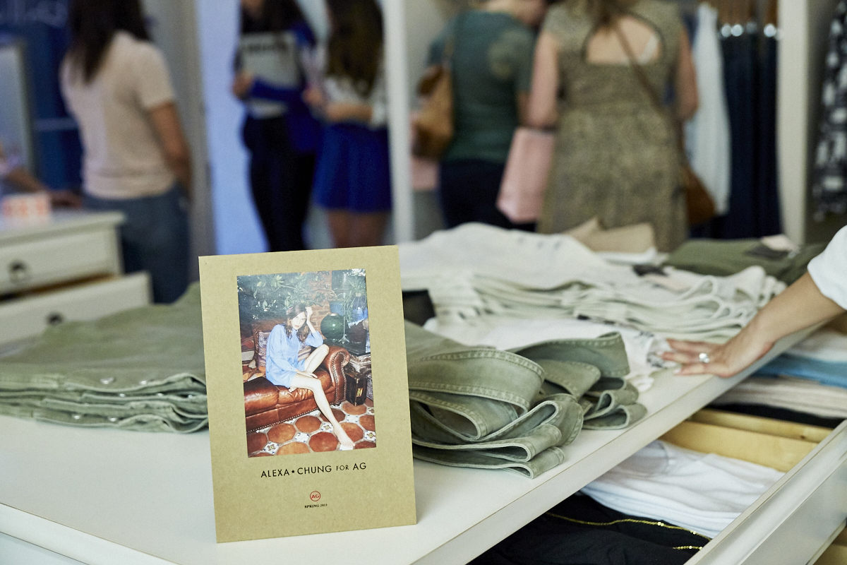Alexa Chung pour AG Jeans s'invite chez Billie boutique et les filles capotent!