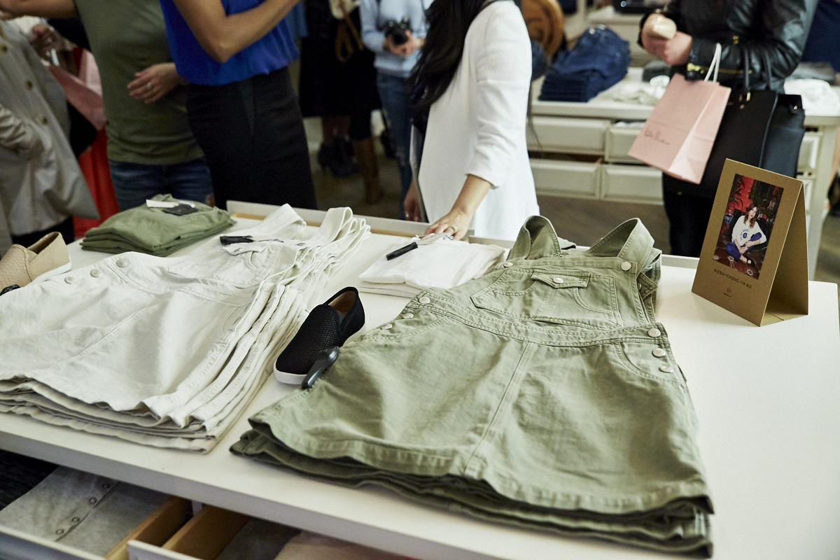 Alexa Chung pour AG Jeans s'invite chez Billie boutique et les filles capotent!