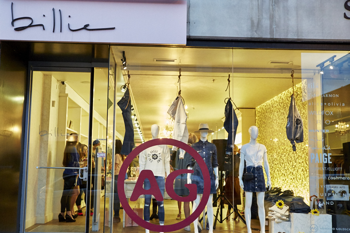 Alexa Chung pour AG Jeans s'invite chez Billie boutique et les filles capotent!