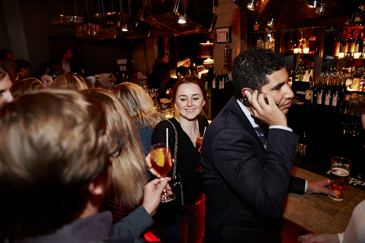 Le 5@7 PRMIXER POP-UP permet de bons échanges à l'Auberge St Gabriel