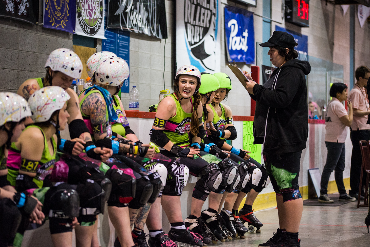 Les Montréalais capotent sur le Roller Derby!