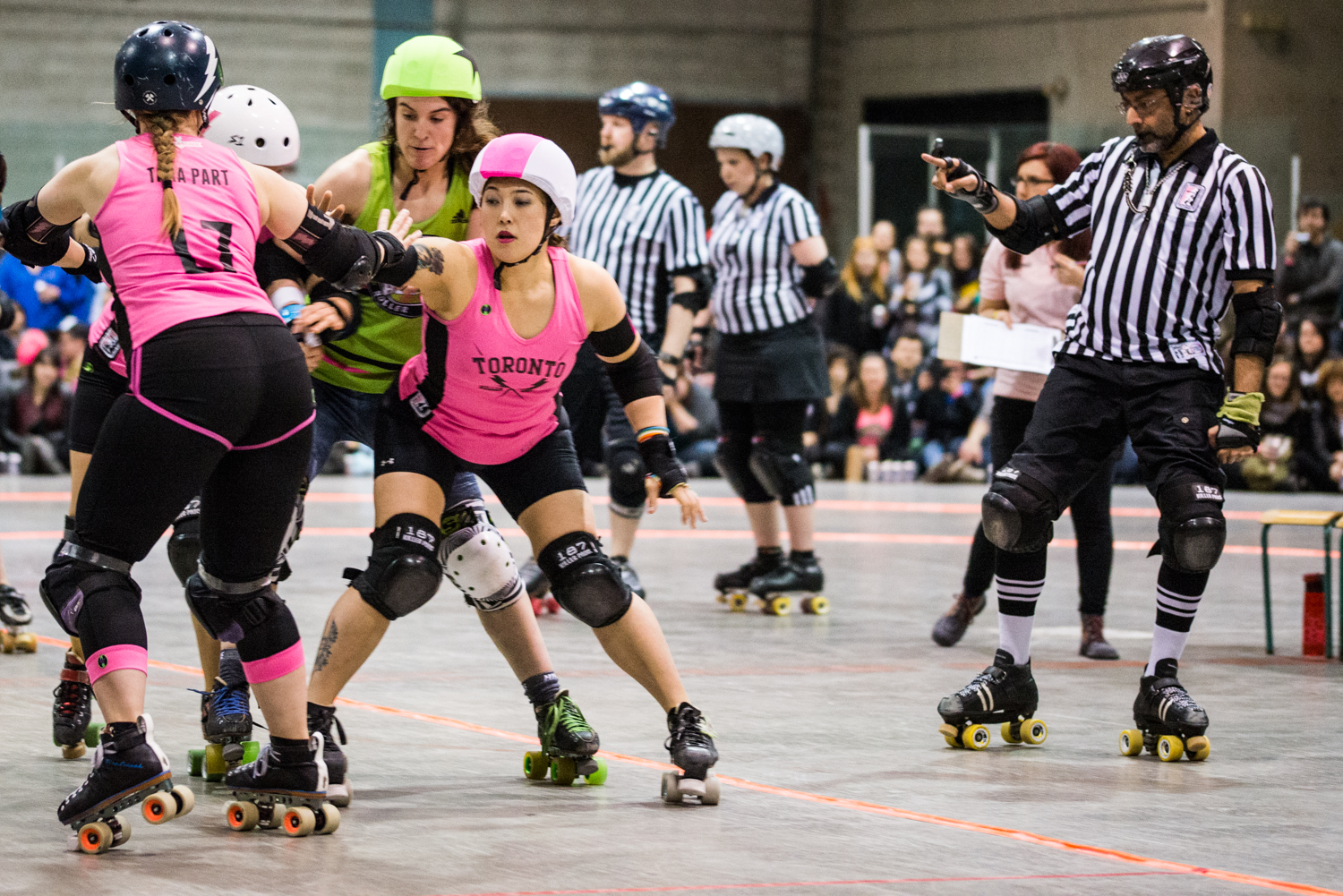 Les Montréalais capotent sur le Roller Derby!