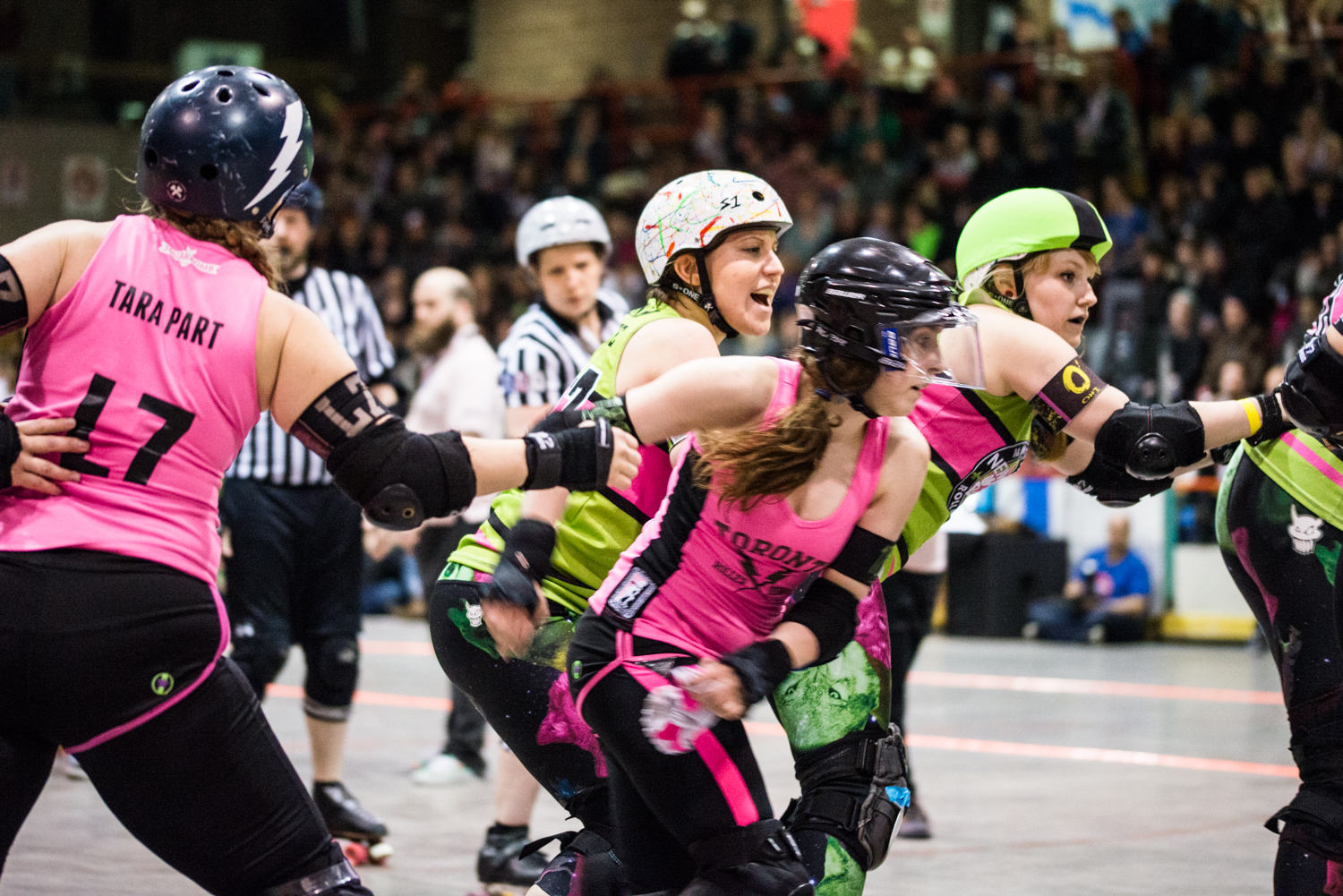 Les Montréalais capotent sur le Roller Derby!