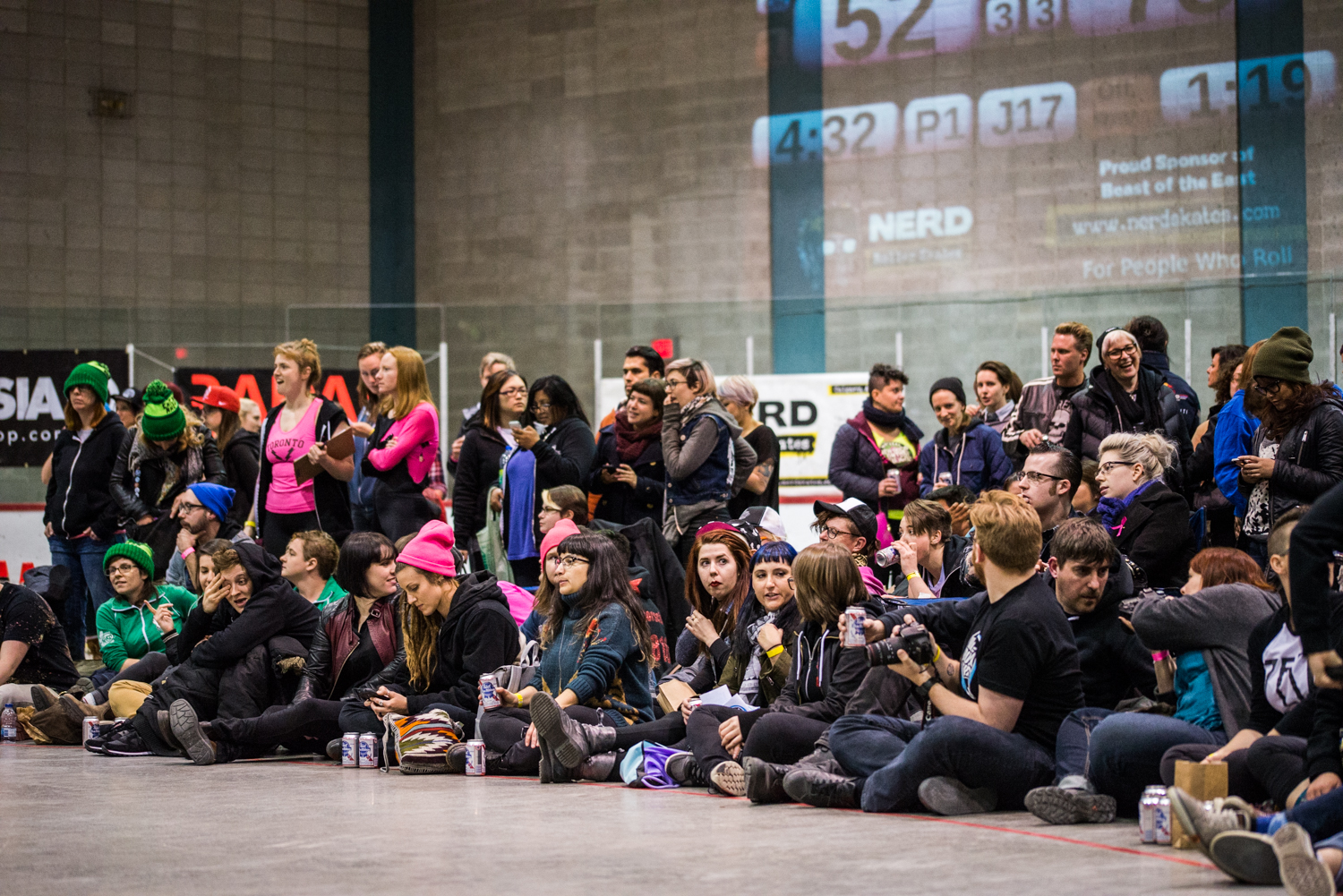Les Montréalais capotent sur le Roller Derby!