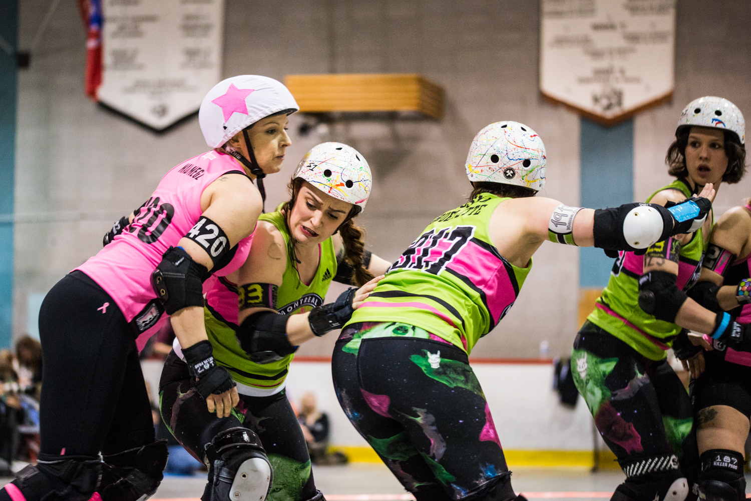 Les Montréalais capotent sur le Roller Derby!