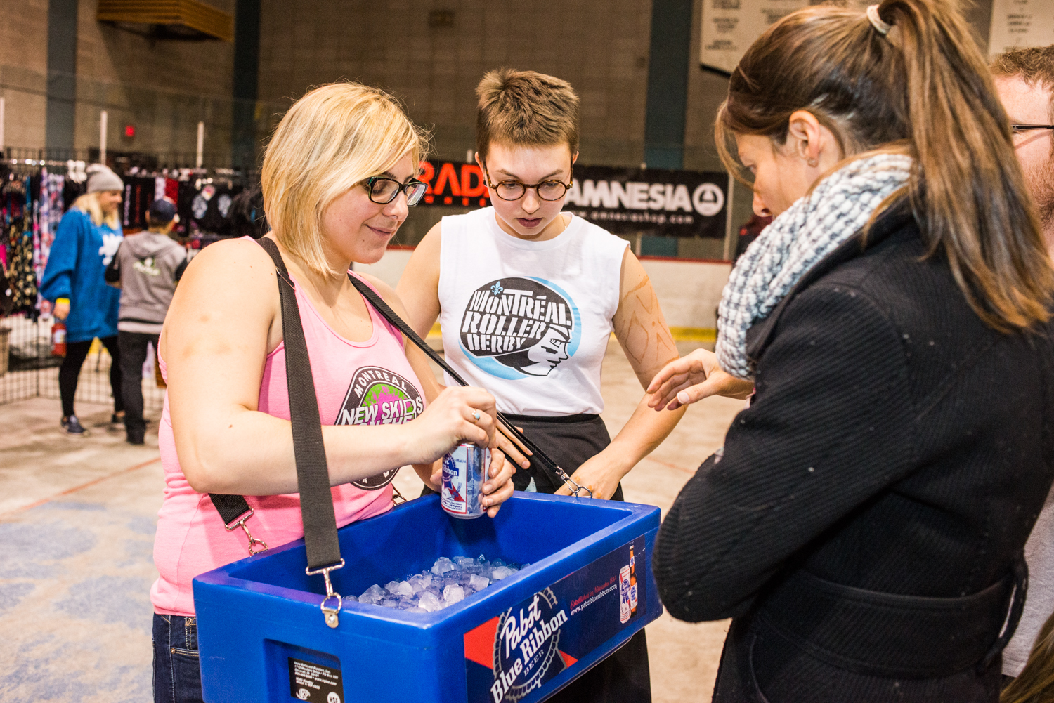 Les Montréalais capotent sur le Roller Derby!