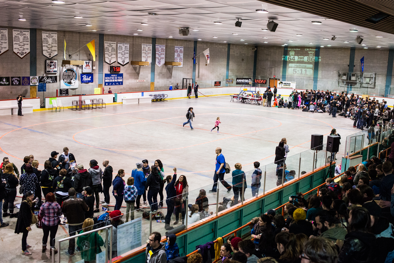 Les Montréalais capotent sur le Roller Derby!