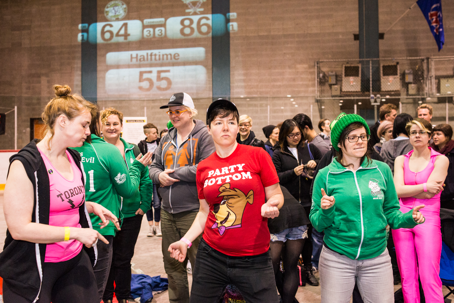 Les Montréalais capotent sur le Roller Derby!