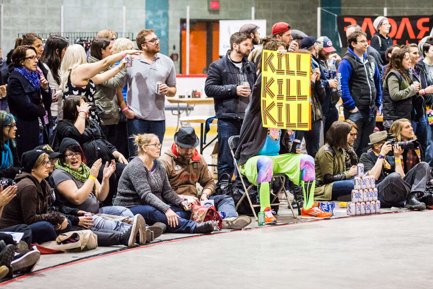 Les Montréalais capotent sur le Roller Derby!