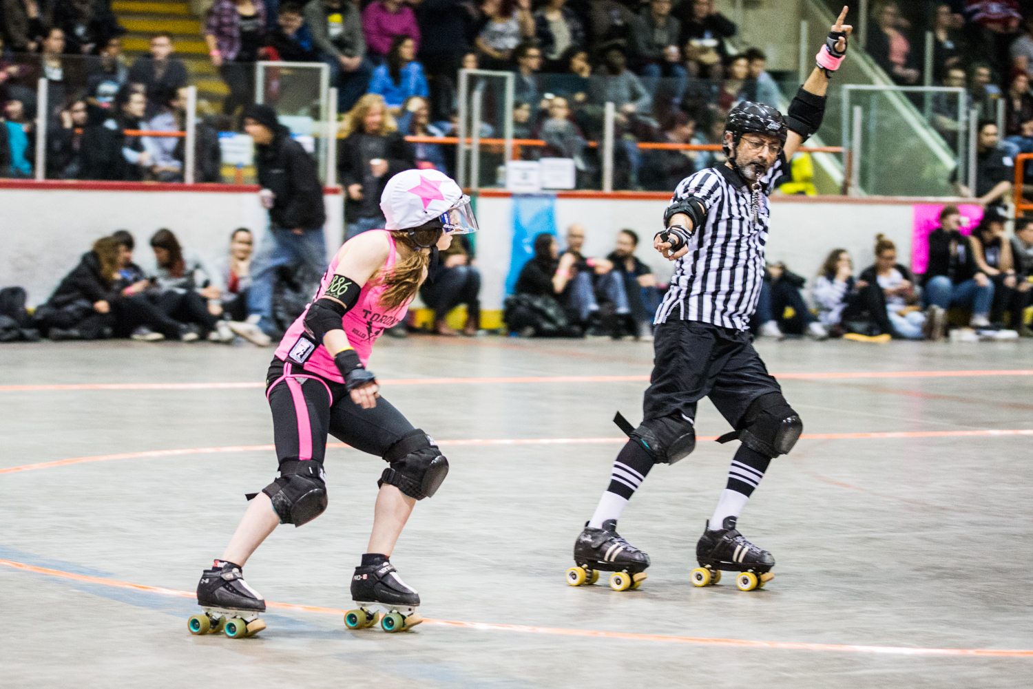Les Montréalais capotent sur le Roller Derby!