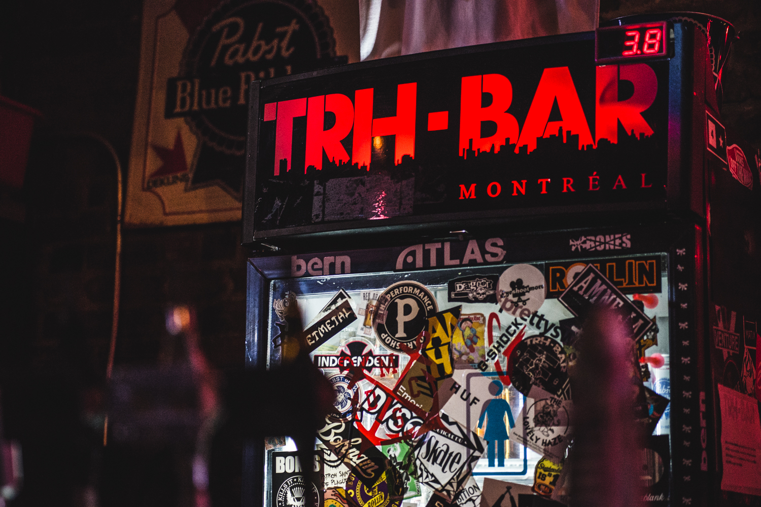 Skate, Pabst froide et poisson d'avril en direct du TRH-Bar