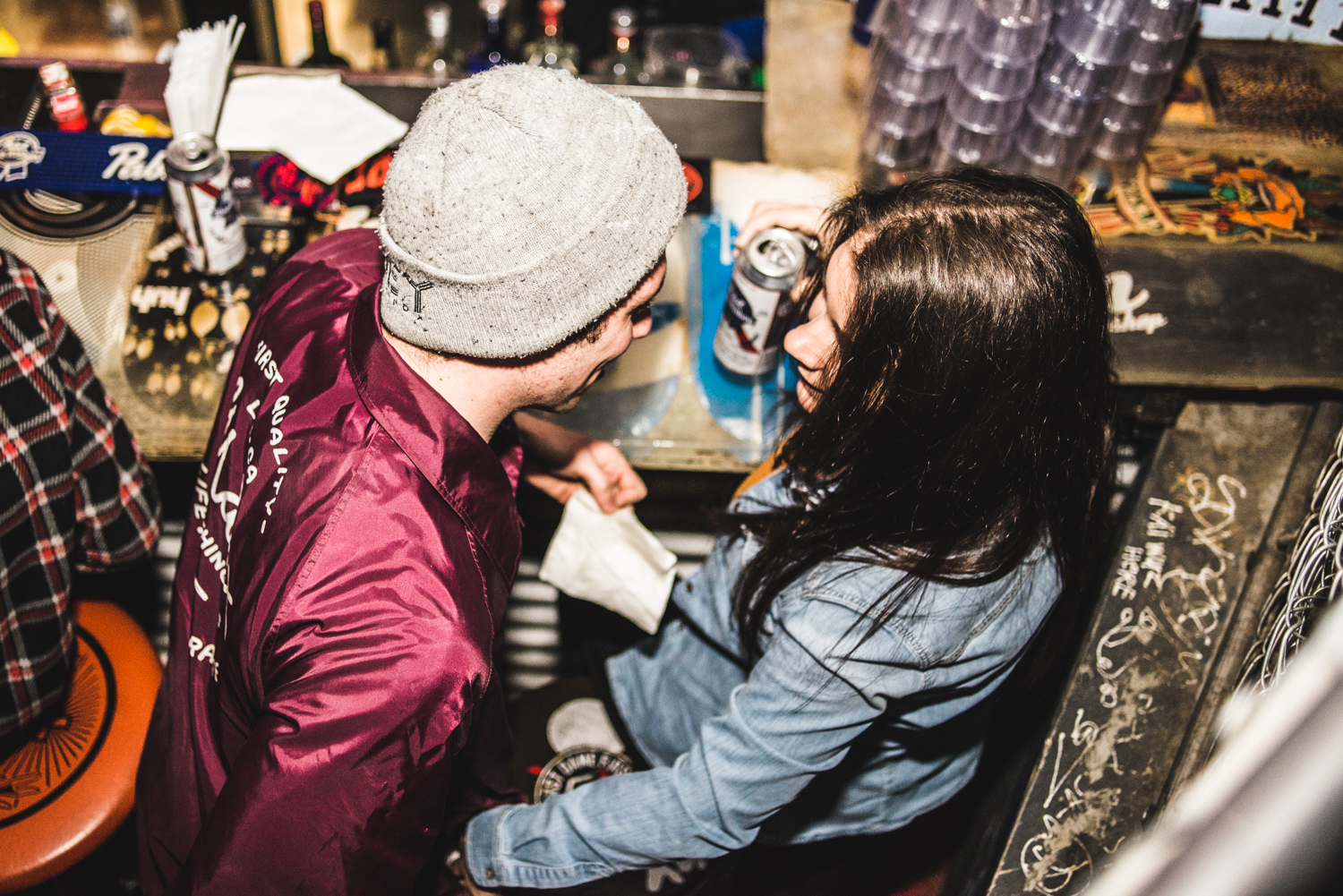 Skate, Pabst froide et poisson d'avril en direct du TRH-Bar