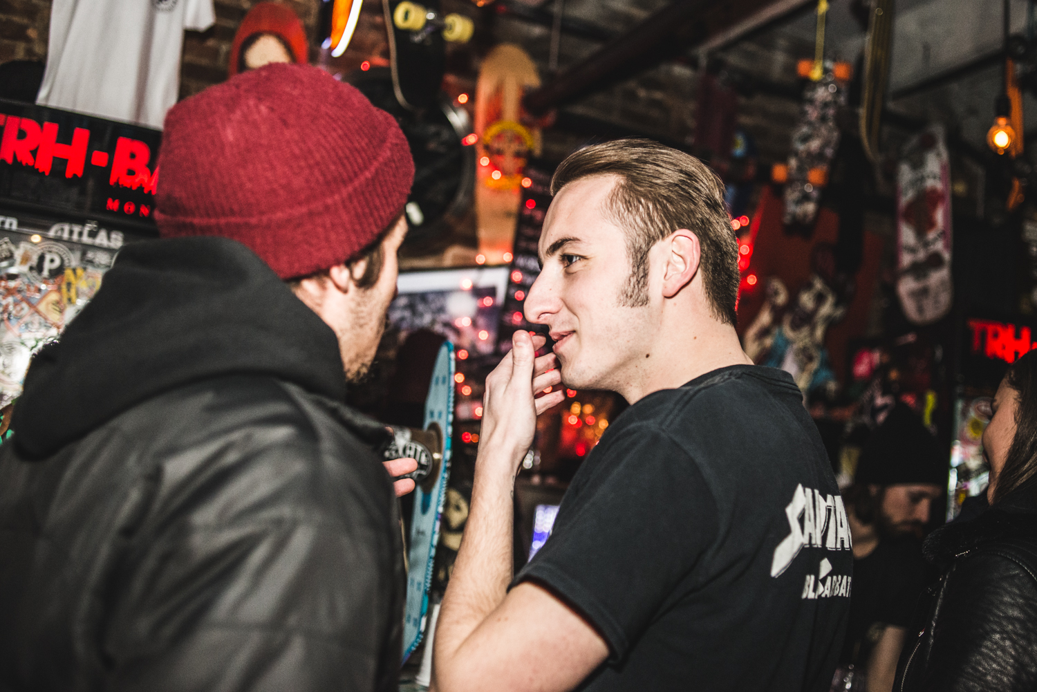 Skate, Pabst froide et poisson d'avril en direct du TRH-Bar