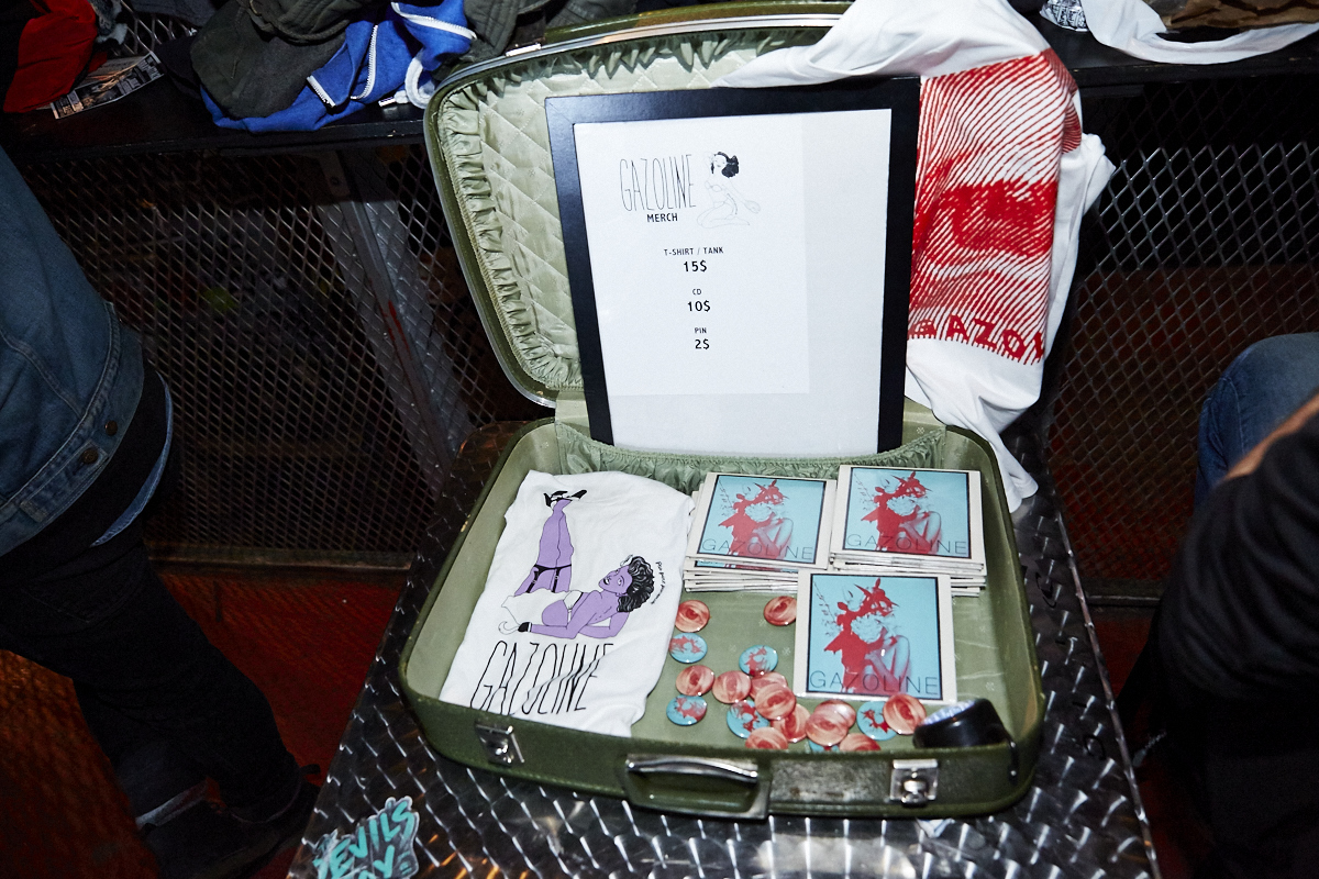 Le groupe rock Gazoline a enflammé la scène du TRH-bar