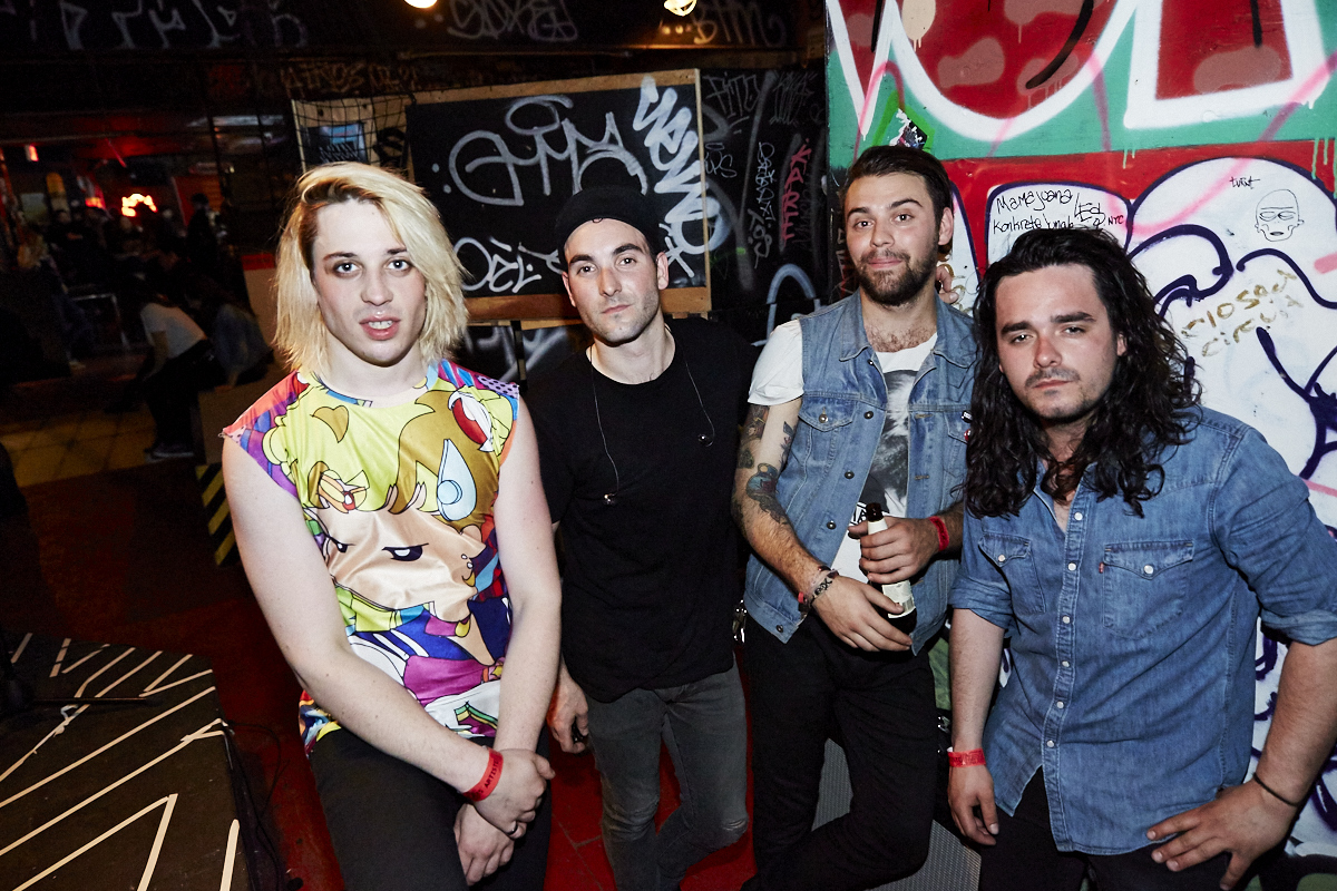 Le groupe rock Gazoline a enflammé la scène du TRH-bar