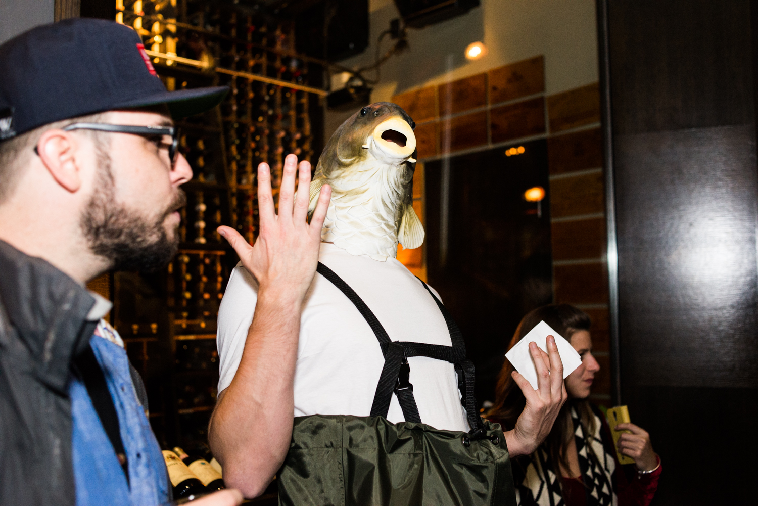 Genre de weird soirée pour les invités du Hendrick's Gin à l'Auberge Saint-Gabriel