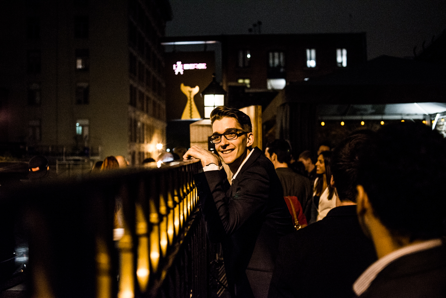 Genre de weird soirée pour les invités du Hendrick's Gin à l'Auberge Saint-Gabriel