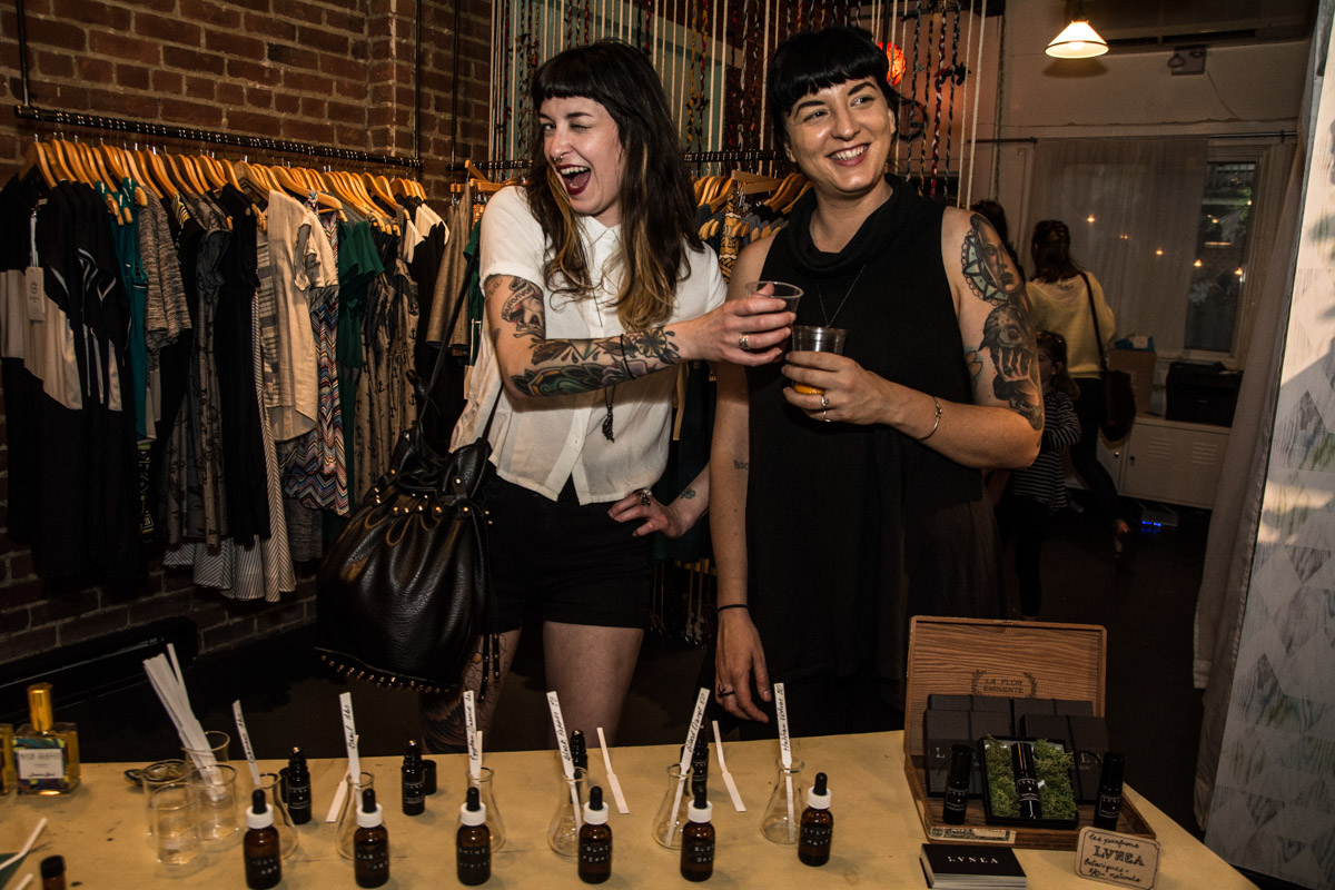 Garden Party à la boutique Général 54 pour célébrer l'arrivée de jolie lingerie et de parfums enivrants!