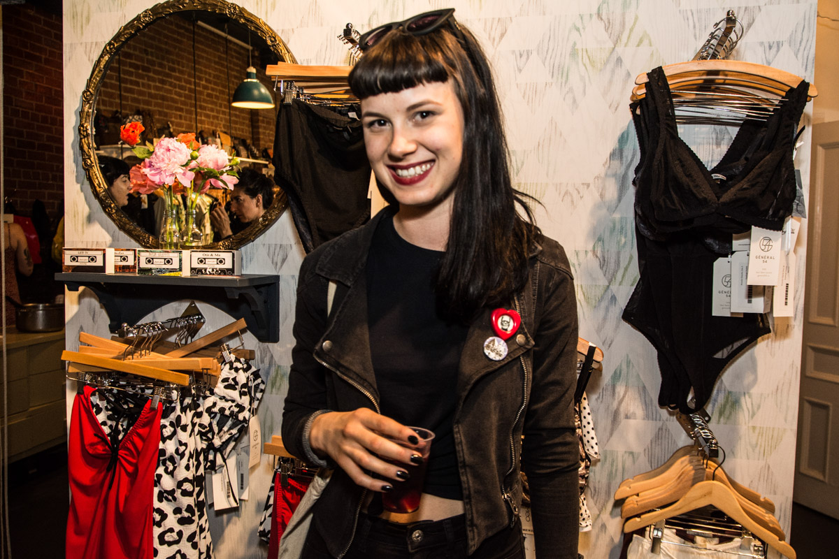 Garden Party à la boutique Général 54 pour célébrer l'arrivée de jolie lingerie et de parfums enivrants!