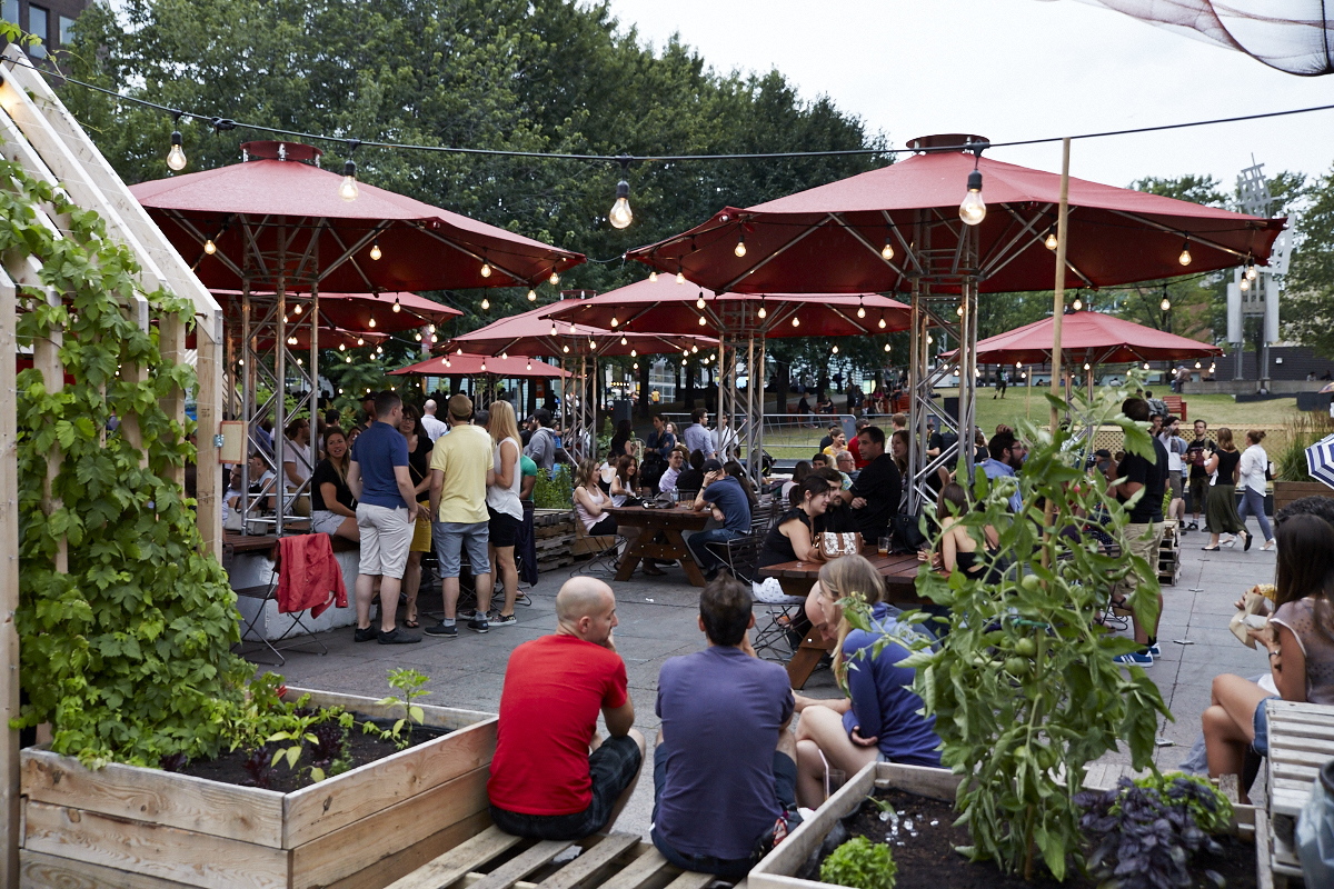 Une première Cuvée d'été réussie aux Jardins Gamelin malgré la pluie!