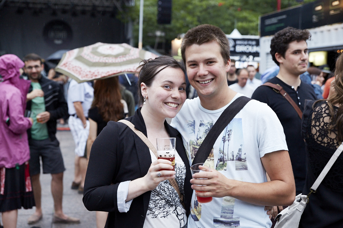 Une première Cuvée d'été réussie aux Jardins Gamelin malgré la pluie!